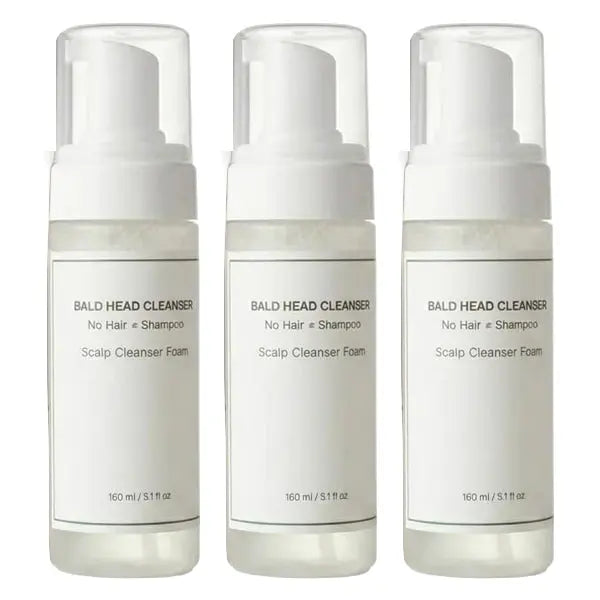 3 Pack - Labviyhi Bald Head Cleanser Foam Daily Scalp Wash for Shaved Head 5.1oz Labviyhi